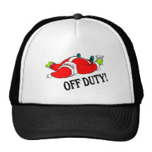 Papá Noel borracho Gorras