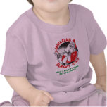 Papá Noel divertido embroma la camisa - Santa no e