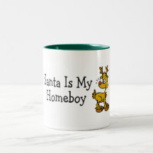 Papá Noel es mi Homeboy Rudolph Taza De Café