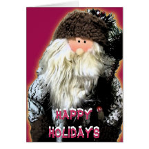 Papá Noel es tarjeta que viene