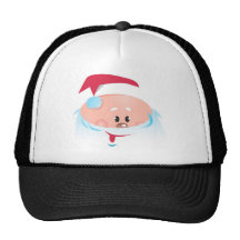 Papá Noel feliz hace frente Gorras