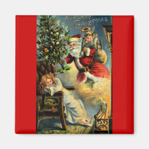 Papá Noel llega Iman Para Frigorífico