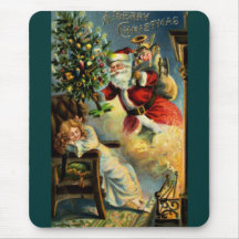 Papá Noel llega Tapetes De Raton