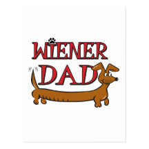 Papá Oktoberfest de la salchicha de Frankfurt Tarjeta Postal