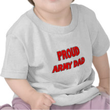 Papá orgulloso del ejército camiseta