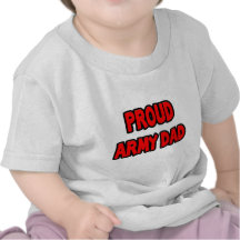Papá orgulloso del ejército camisetas