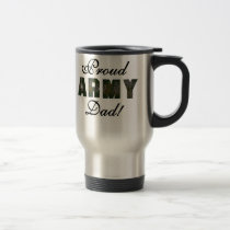 Papá orgulloso del ejército tazas