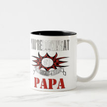 Papá radicalmente impresionante taza de café