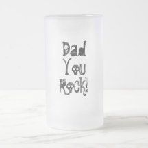 ¡Papá, usted, roca! - Taza de Stein