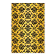 Papel amarillo barroco del libro de recuerdos del   papeleria