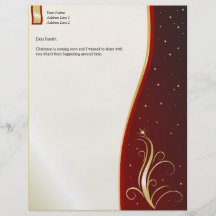 Papel con membrete del día de fiesta tarjeta publicitaria