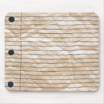 Papel de carta arrugado Mousepad
