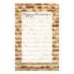 Papel de escribir del matzah del Passover Papeleria De Diseño