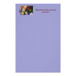 Papel de escribir del resplandor del navidad papeleria personalizada