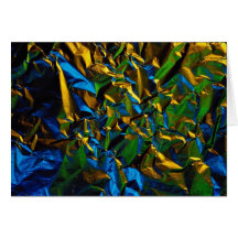 Papel de estaño abstracto, encendido por las lámpa felicitación