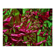Papel de estaño abstracto, encendido por las lámpa postales