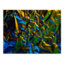 Papel de estaño abstracto, encendido por las lámpa postales