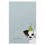Papel de nota de Personalizable del perro de Jack  papeleria