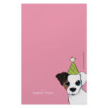 Papel de nota de Personalizable del perro de Jack  papeleria