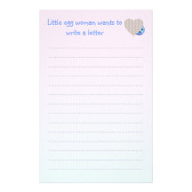 Papel del escribir lindo del chica  papeleria de diseño