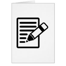 Papel del lápiz felicitación
