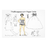 Papel-muñecas de Bloggess (por el fattieart) Papelería De Diseño