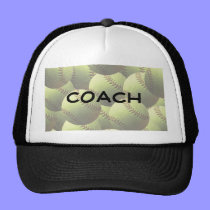 Papel pintado amarillo del softball gorras