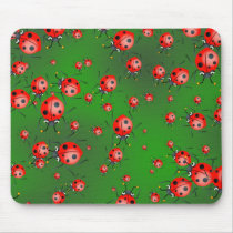 Papel pintado de la mariquita alfombrillas de raton 