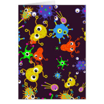 Papel pintado de las bacterias felicitacion 
