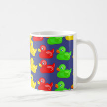 Papel pintado del pato taza