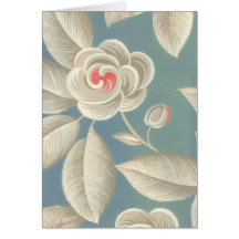 Papel pintado subió ojo rosado del vintage felicitaciones