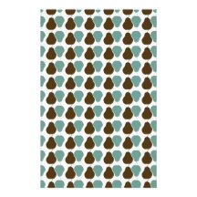 Papel retro del arte de las peras  papeleria