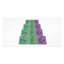 Paper-Pa-P-Er-Protactinium-Phosphorus-Erbium.png Tarjeta Fotografica Personalizada