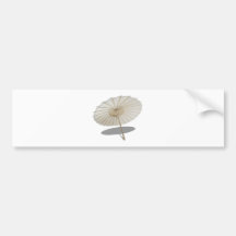 PaperBambooUmbrella032911 Pegatina De Parachoque