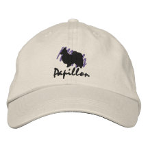 Papillon garabateado gorras bordadas
