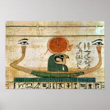Papiro funerario egipcio posters