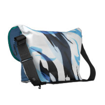 Paquete azul de la energía bolsa de mensajeria 