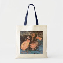 Par de zapatos, de Vincent van Gogh todavía del vi Bolsas De Mano