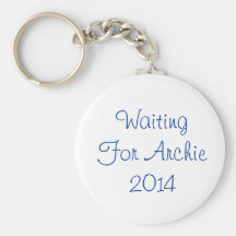 Para archie que espera llaveros personalizados