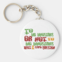Para cavar dinosaurios llaveros personalizados