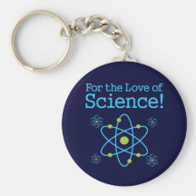 Para el amor del átomo de la ciencia llavero