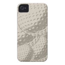 Para él iPhone gráfico moderno de la pelota de gol Case-Mate iPhone 4 Cárcasas
