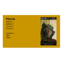 PARA EL RASTA DE ÉL TARJETAS DE VISITA