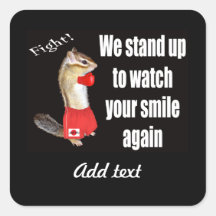 Para el uso del donationus (募金用) pegatinas cuadradases personalizadas