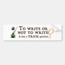 Para escribir o no escribir etiqueta de parachoque