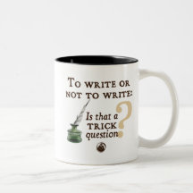 Para escribir o no escribir taza de café