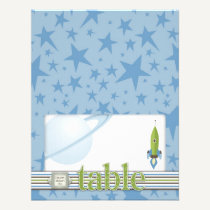 Para la tarjeta de la tabla del bebé invitaciones