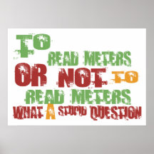 Para leer los metros posters