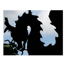 Para los dragones tarjetas postales
