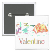 para mi botón de la tarjeta del día de San Valentí Pins